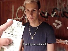 Czech Hunter - David Get Paid To Make For First Time Gay Staffs,  Anal & Blowjob