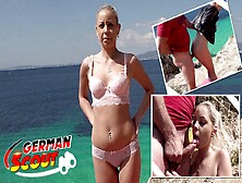 German Scout - Cute Girl Julia Parker Seduce To Casting Fuck At Mallorca Beach