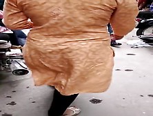 Indian Beautiful Young Girl With Very Big Ass Walking