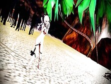 Mesugaki Naked Beach Pant Voice Mmd R18 3D Cartoon Animation