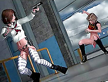 3D Animation Shemale College-Girl Hardcore Fucked