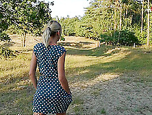 German Milf Blows Twice And Creampied Outdoors