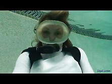 Scuba Pantyhose Masturbation