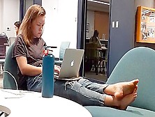 Candid College Girl Soles & Toes