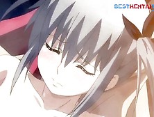 Anime Girl Taking Off Bra And Start Licking