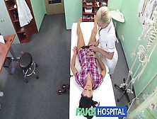 Fakehospital Patient Likes Nurse Massage And Doctors Giant Schlong Therapy
