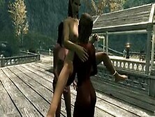 Skyrimsex Lesbian Threesome Hd