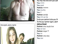 Guy Jerks Off To Couple On Cam