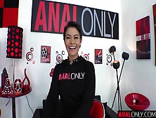 Slutty Brunette Babe Nicole Aria Opens Her Anal Hole For A Long Boner