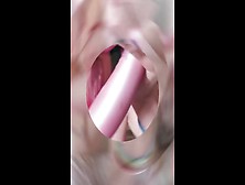 Whore Climax All Over Vibrator Toy,  Blows Her Own Fat Sperm!