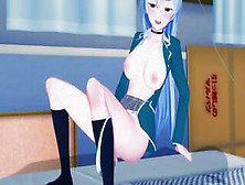 Moka Akashiya (Inner) - Rosario + Vampire - 3D Hentai