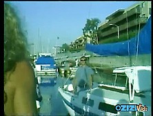 Perfect Timing For Fucking A Hot Chick On The Boat - Mobile