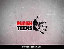 Punishteens - Slutty Caged Teen Obeys Her Master