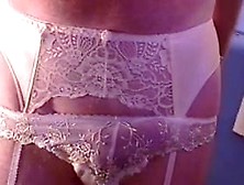 Wank In Ivory Silk And Lace Lingerie & Stockings