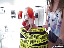 Babes Caught A Creepy Clown