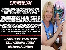 Sindy Rose And Lady Kestler Extreme Double Anal Fisting Lesbians