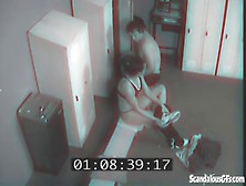 Fucked In The Locker Room Between A Fit Slut And An Athlete