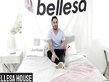 Bellesa - Crazy Hot Goddess Dark Hair Desiree Dulce And Damon Dice Fool Around Together In The Bedroom