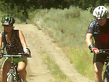 Pair Of Bicycle Riders Having Doggy Style Sex Deep In The Wilderness