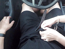 Teenage Oral Pleasure In The Car - Spunk Mouth