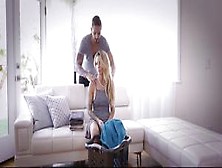 Fifty Year Old Blonde Australian Milf Gets Fucked While Housecleaning (Isabelle Deltore)