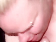 Bbw Blonde Pawg Roommate Sucks And Riding Penis With Cum On Butt