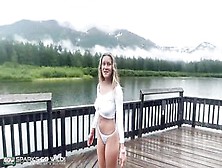 Banging At A Intimate Lake In Alaska