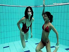 Markova And Zlata Are The Hottest Lesbians Underwater