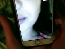 Couple Call Friend On Videochat