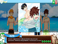 Game: Friends Camp,  Episode 11 - Swimming Lessons With Namumi (Russian Voice Acting)