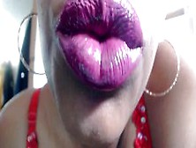 Ebony Chick Moaning Asmr Big Lips