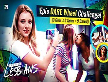 Riley Star & Kyler Quinn & Hazel Grace In Epic Dare Wheel Challenge! (3 Girls X 3 Spins = 9 Dares!)