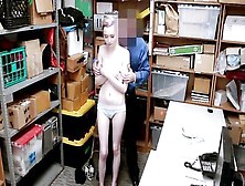 Shoplyfter - Teen Caught Stealing Complies With Officer With Blowjob