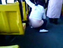 Drunk Girl Pees On Bus Floor