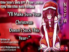【R18+ Xmas Audio Rp】Your Sister's Kinky Bff Orgasm In Your Room,  Wants Your V-Card【F4M】