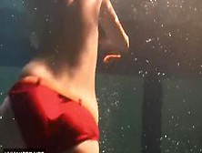 Super Hot Sister Anna Siskina With Big Boobs In The Swimming Pool
