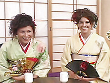 Sexy Chick In Kimono Likes Rough Group Sex More Than Anything Else