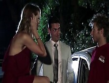 Horny Couple Tip Valet With An Intense Outdoor Threesome