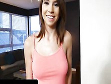Skinny Stepsister Cece Capella Settled Her Debt To Her Stepbro By Blowing His Penis