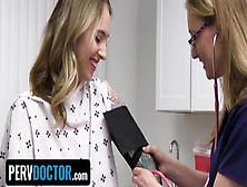 Cutie With Big Natural Boobs Sonny Mckinley Gets Examined By Horny Doctor And Nurse - Perv Doctor