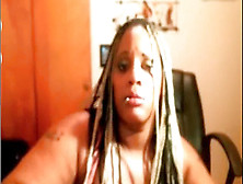 Thick Ebony Bbw Girl Masturbates & Has Insane Orgasms On Webcam