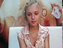 Beautiful Blonde Whore Toys Around On Webcam
