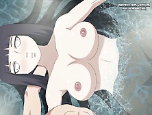 Naruto: Kunoichi Trainer - 18Yo Teen Hinata Hyuga Jerks Off Old Man's Cock - #1