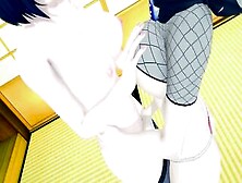 3D Anime: Temari And Hinata Arranged Goddess Dyke Sex (Naruto)