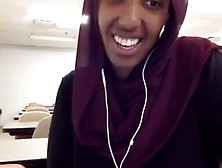 Muslim Girl At School