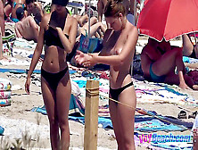 Bare-Chested Hidden Cam Beach Females Amateurs Vid