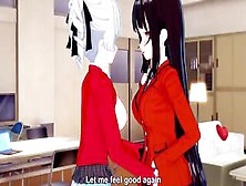 Yumeko Gets Pleasured By The President (Kakegurui Anime)