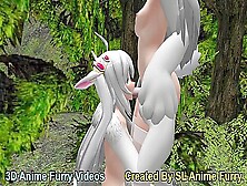 White Bunny Girl Blowjob & Face Fuck Video - Sl Anime Furry