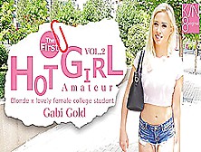 Alluring Whore Amatuer Blonde X Delicious Female College Student Gabi Gold Vol2 - Gabi Gold - Kin8Tengoku