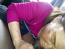 Aged Korean Chinese Nymph Sucking Bbc Dry In Car.